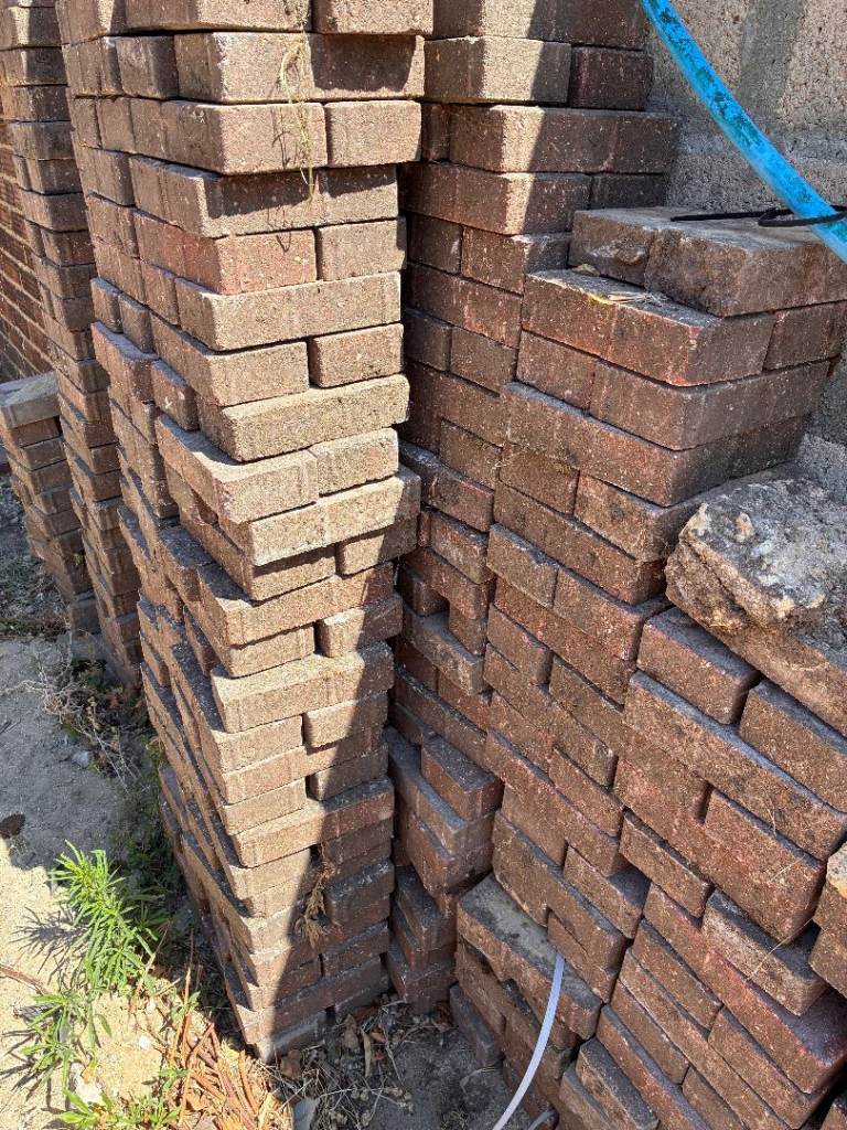 3000 Free paving bricks to clear!