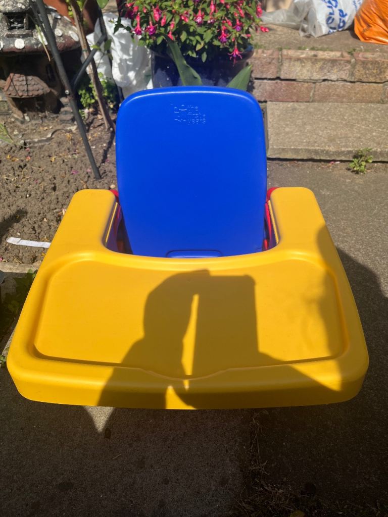 Baby High Chair / Booster Seat – Multicoloured, Good Condition