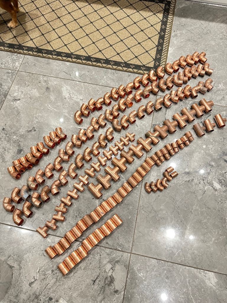 158 New Copper Plumbing Fittings: