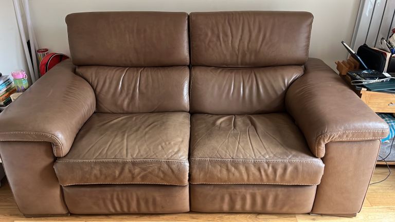 Two seater reclining couch (free)