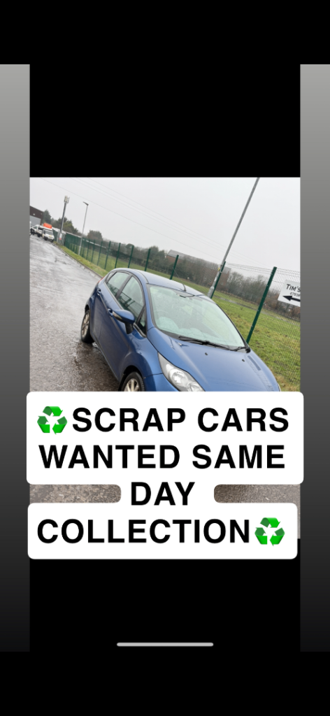 Scrap cars vans 4x4s