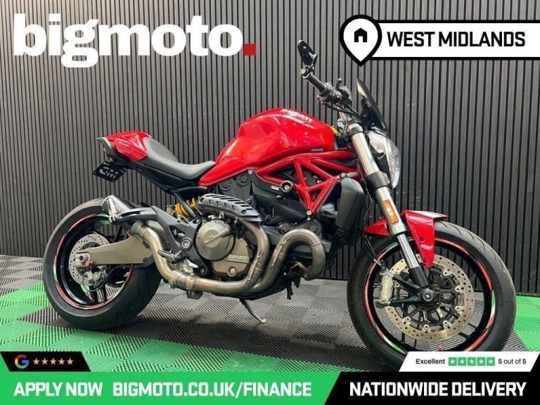 2017 17 DUCATI MONSTER 821 FINANCE SPECIALISTS APPLY NOW