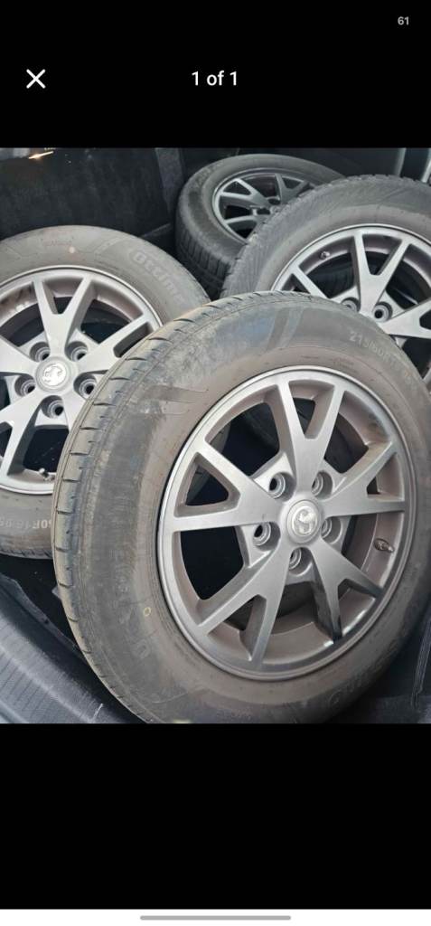 16inch alloy wheels set of 4 