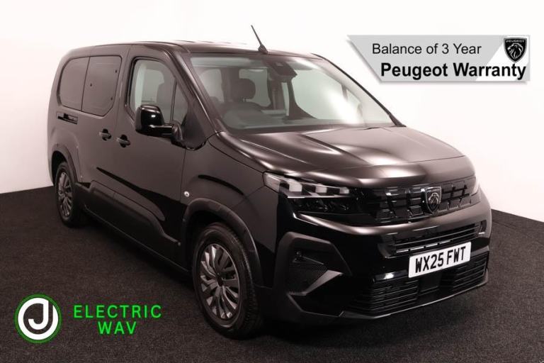 2025(25) Peugeot Rifter 100kW Allure 50kWh 5 Seat Wheelchair Accessible WAV