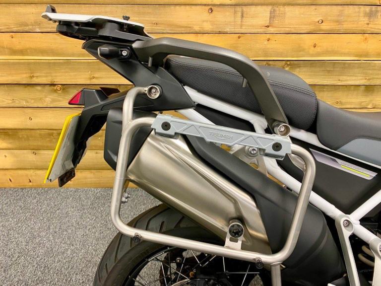 2023 Triumph Tiger 900 Rally Aragón Edition, Only 1,164 Miles, Panniers, Top bo