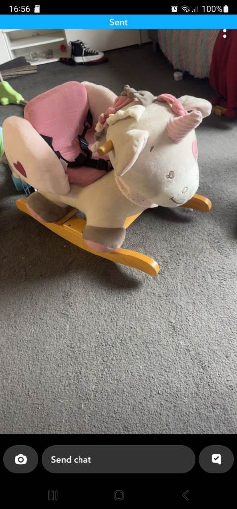 Unicorn rocking horse