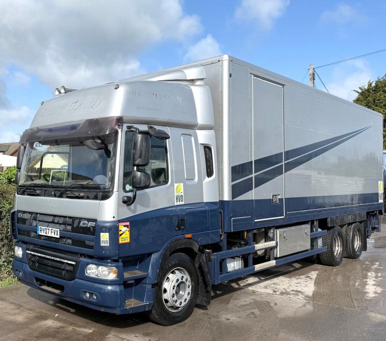 2007 DAF CF75.310 6X2 GRP BOX VAN 10 TYRE MANUAL GEARS 26 TON 5 TON TAIL-LIFT
