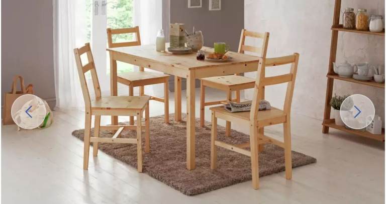 image for 🍽️ Wooden Dining Table- BRAND NEW