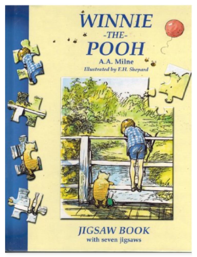 BRAND NEW WINNIE THE POOH JIGSAW + SHORT STORIES BOOK  (Includes 7 Different Puzzles)