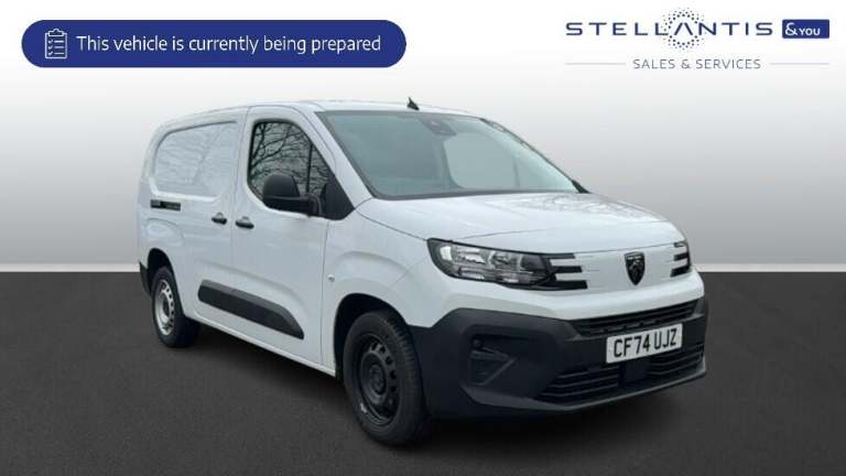 2025 Peugeot Partner 1.5 BlueHDi 100 Professional Van PANEL VAN DIESEL Manual