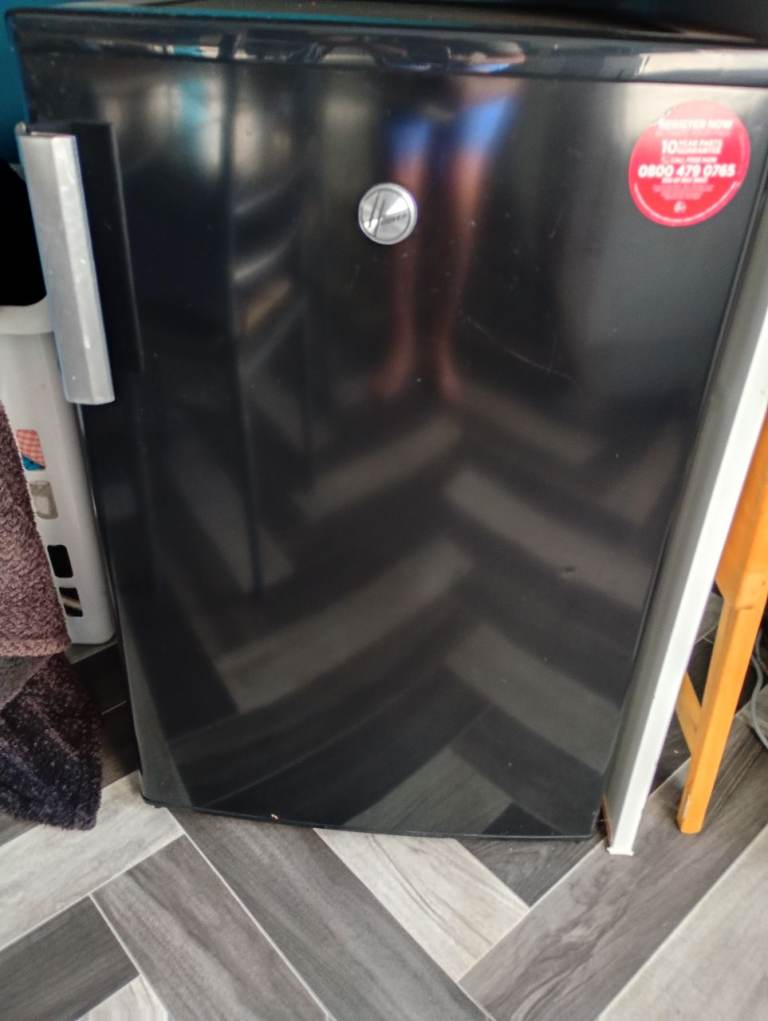 Hoover Freestanding Freezer - Black, Good Condition