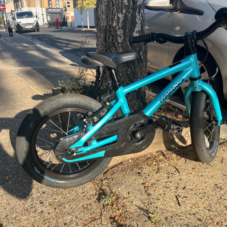 Ridgeback Dimenson 14 inch kids bike Blue/Turquoise bike