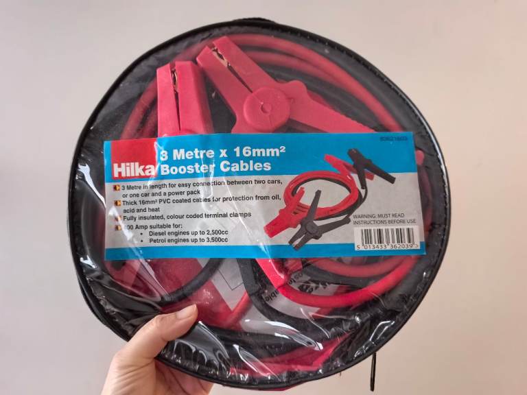 Hilka Booster Cables 3 Metre x 16mm²