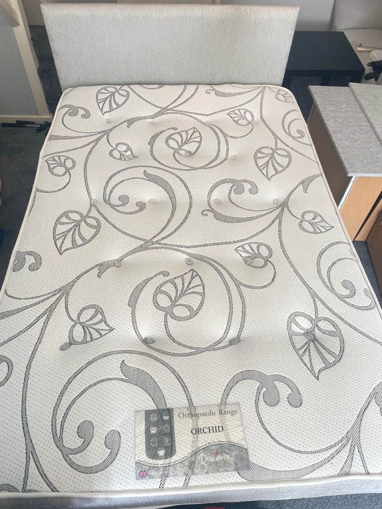 Baby Double Mattress and Divan Bed Frame