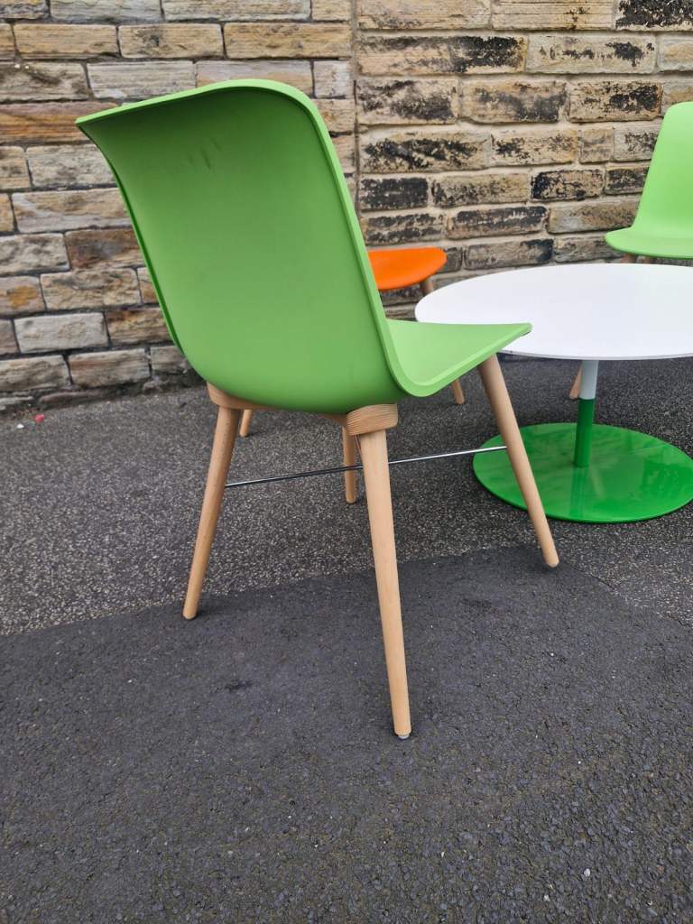 Funky colour dining set dining chairs and table