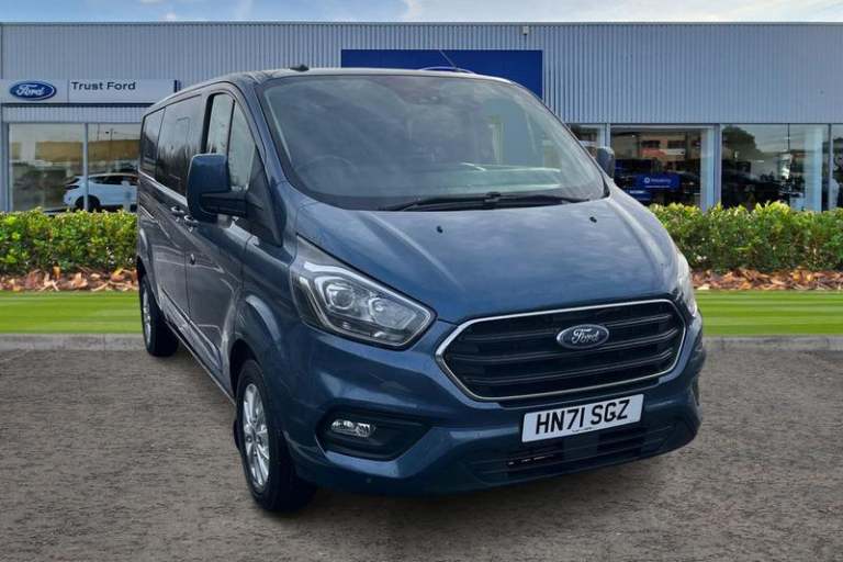 2021 Ford Transit Custom 320 Limited AUTO L2 LWB Double Cab In Van FWD 2.0 EcoBlue 185ps Low Roof...