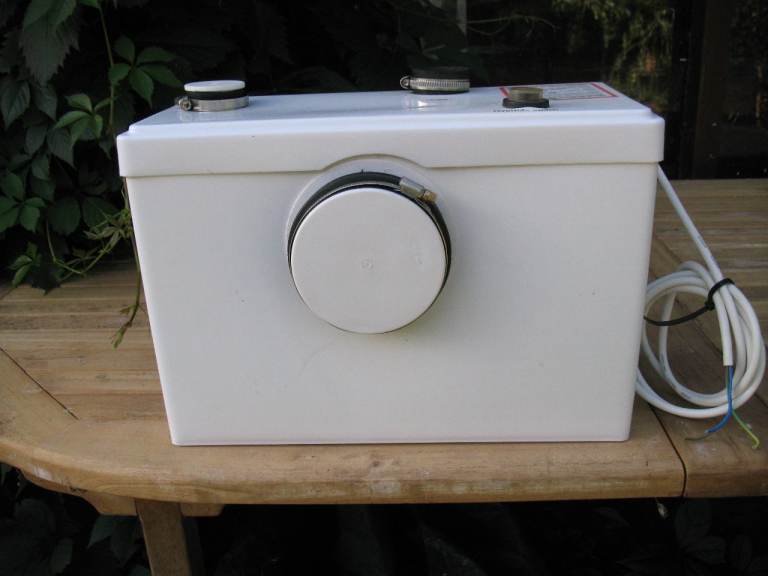 Toilet Macerator 600W Heavy Duty 3 Inlet Quiet Operation