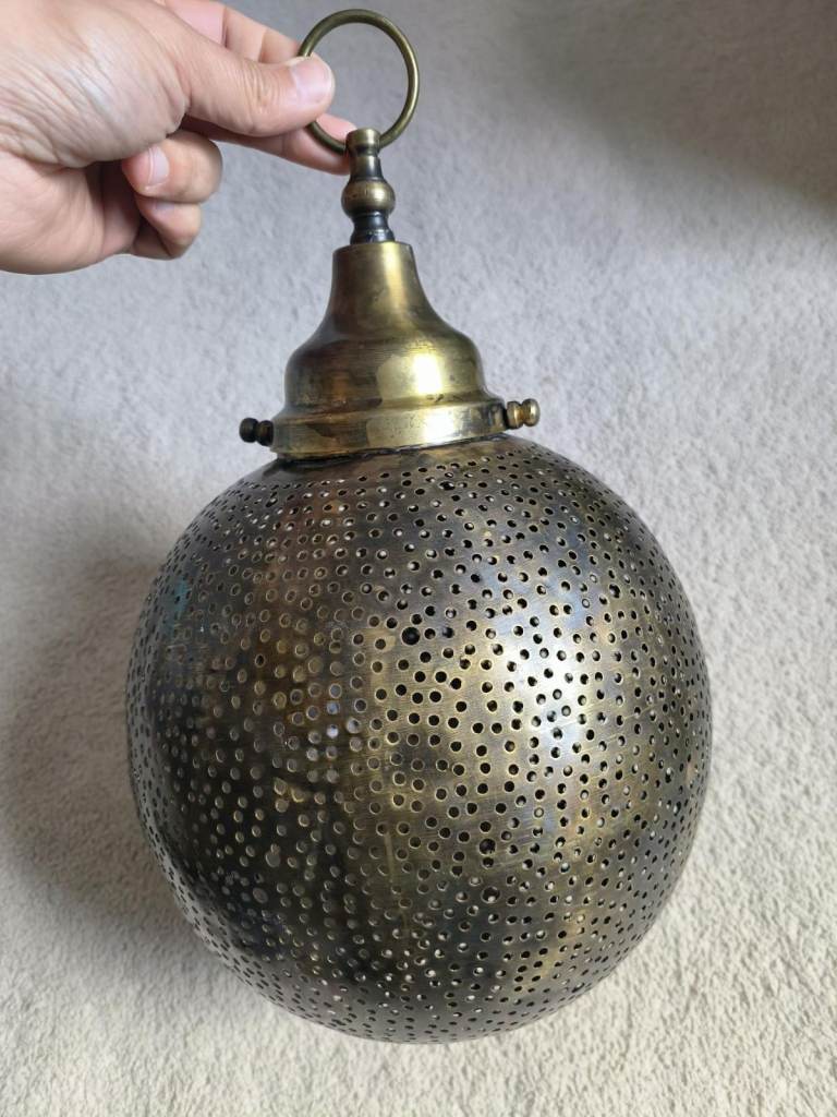 Gorgeous traditional Moroccan Sphere shape ceiling lamp (£50)