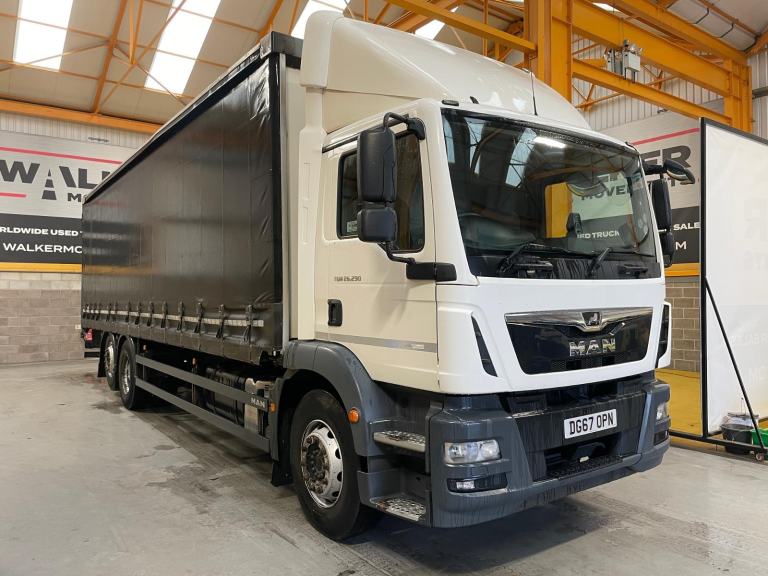 MAN TGM 26.290 *EURO 6* 6X2 26 TONNE CURTAINSIDER - 2017 - DG67 OPN