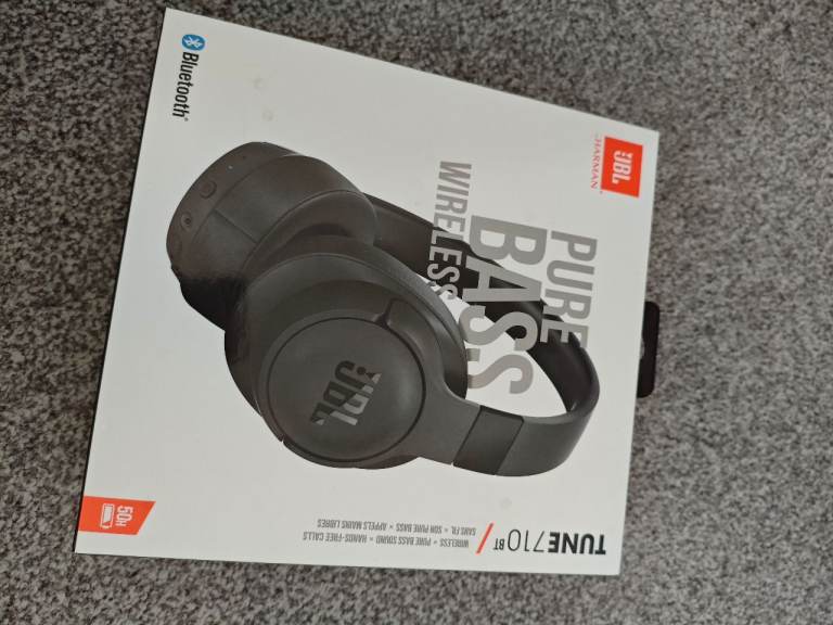JBL TUNE 710BT Wireless Headphones - Black, As Good As New