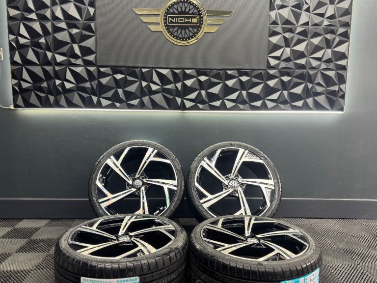 19” inch Vw golf r alloys wheels 5x112 mk8.5 gti gte gtd caddy scirocco line 