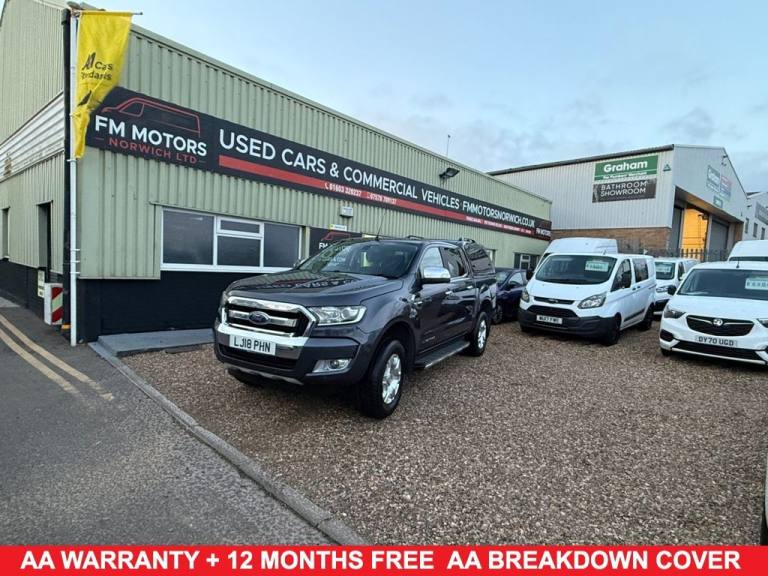 2018 18 FORD RANGER 2.2 TDCI LIMITED 1 PICKUP DOUBLE CAB 4DR DIESEL MANUAL 4WD E