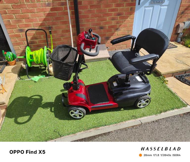 MyMobility Pavey Mobility Scooter – Red, As New Condition