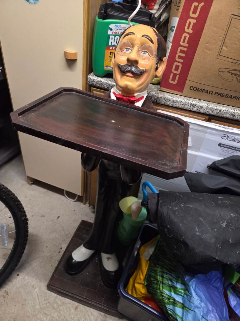 Quirky waiter side table