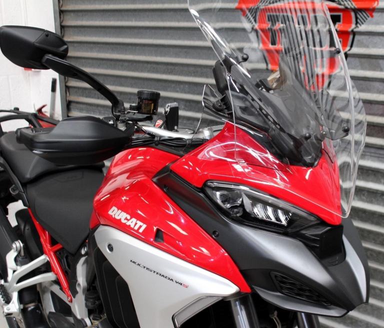2021 21 DUCATI V4S MULTISTRADA RADAR FSH TRADE SALE RED &PANNIERS 26K V4 S 1158