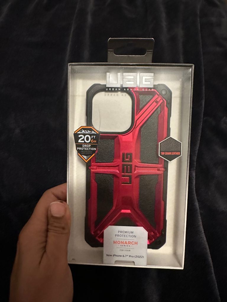 Brand New iPhone 6.7 (2022) - UAG Premium Monarch Series Phone Case Red