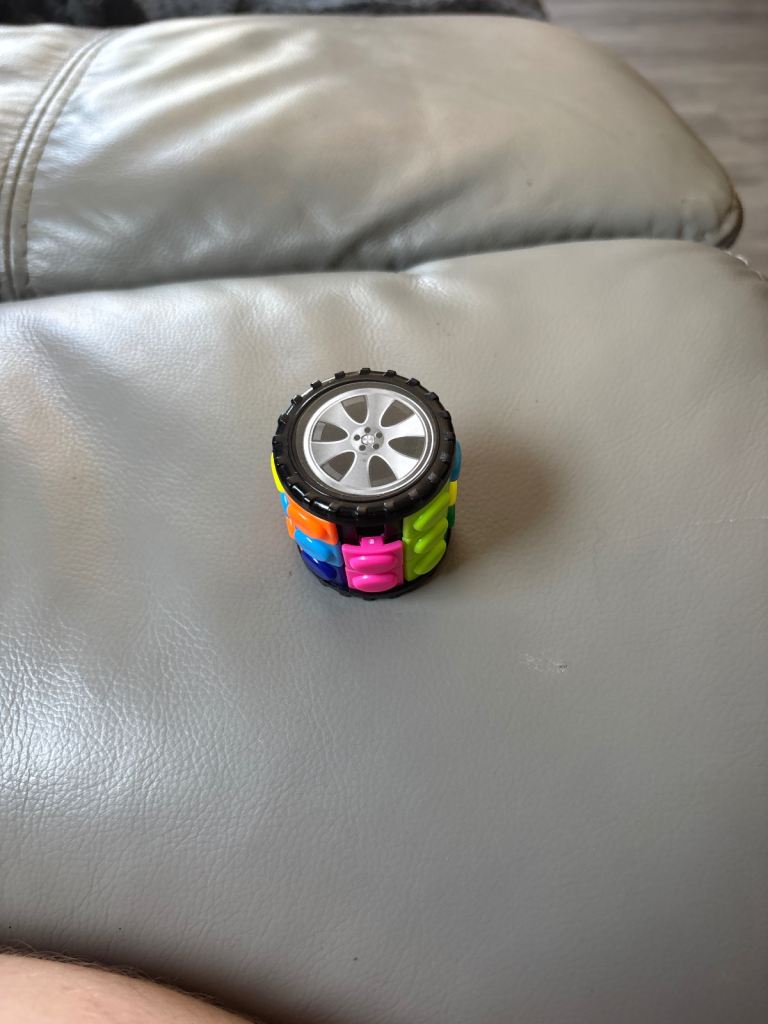 Multicoloured Fidget Toy Cube - Good Condition
