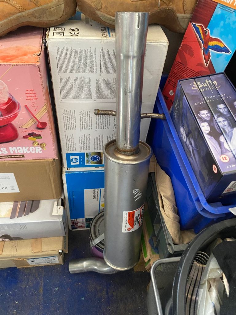 A2A aftermarket center exhaust box (middle silencer)