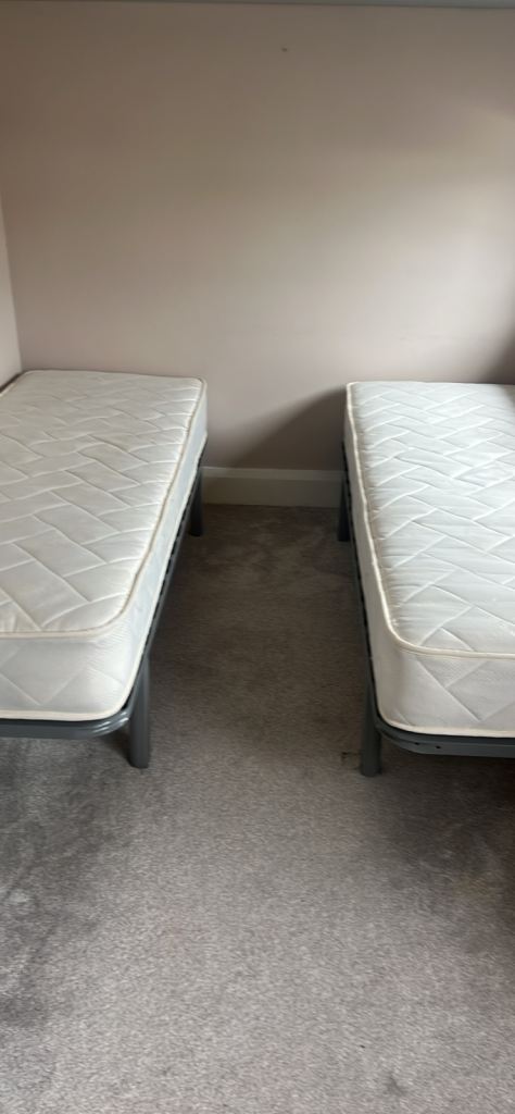 Brand new single static caravan beds