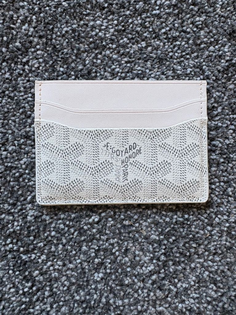 Goyard Card holder White