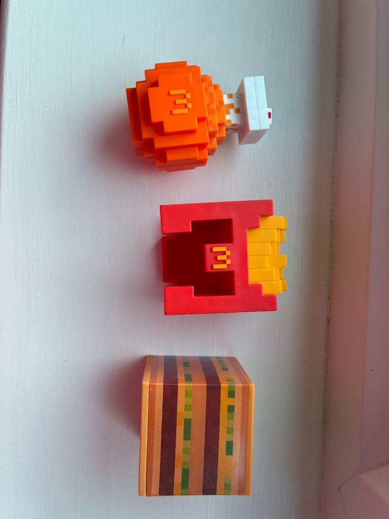 Minecraft McDonald’s toys 