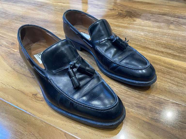 Moreschi loafers, size: 8 - Calf - Black