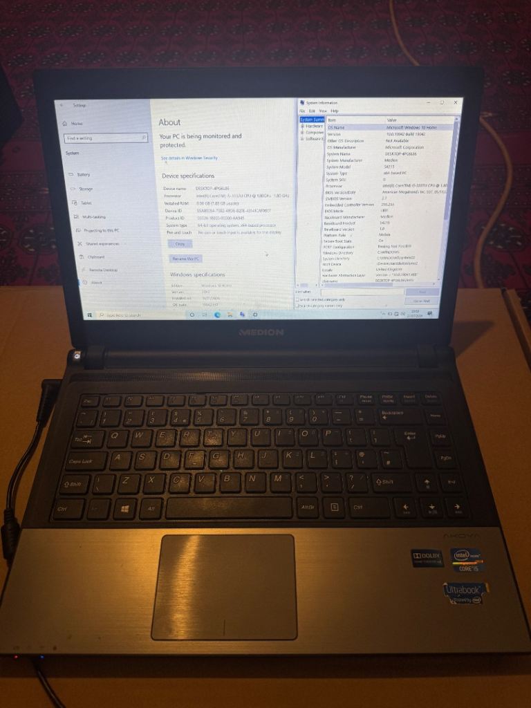 MEDION AKOYA S4215 - 900GB MEMORY - 8GB RAM - £50