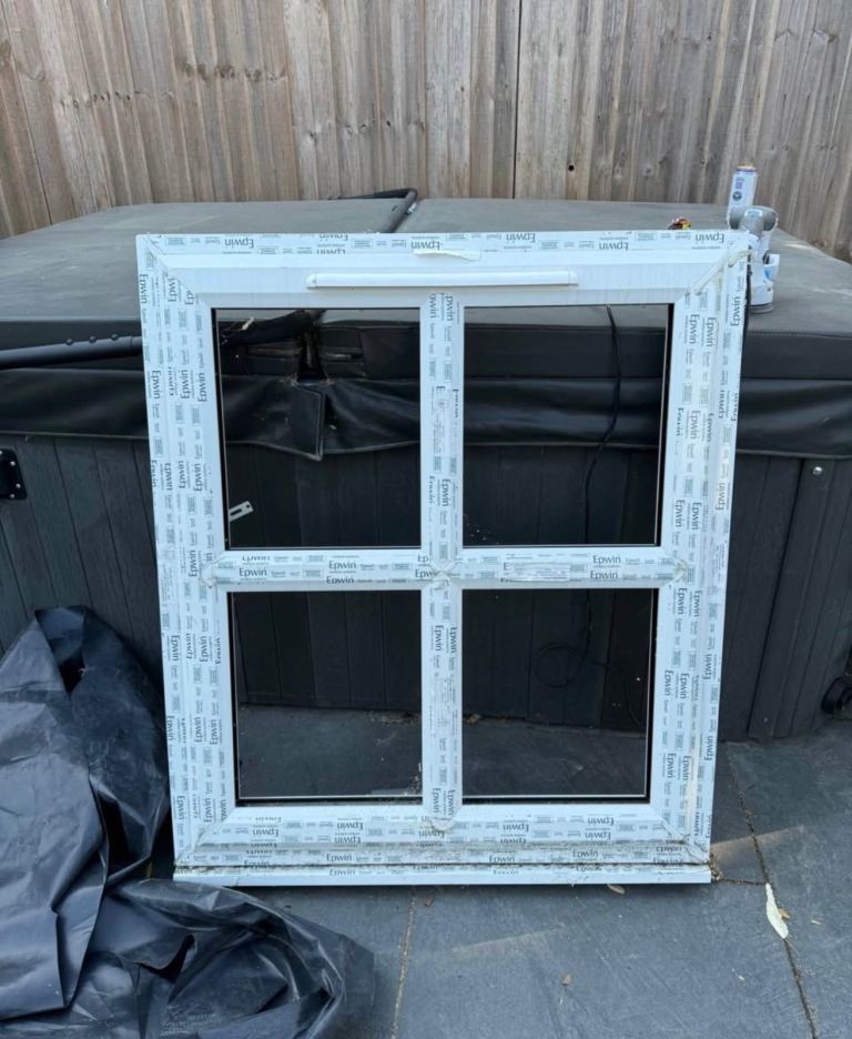 New Epwin White UPVC Window Frame - 60mm Med O/F