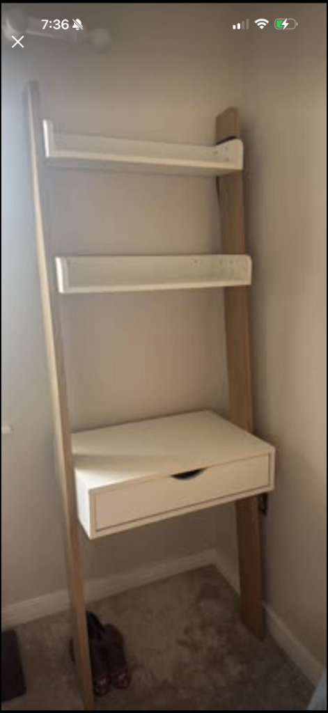 Ladder shelf