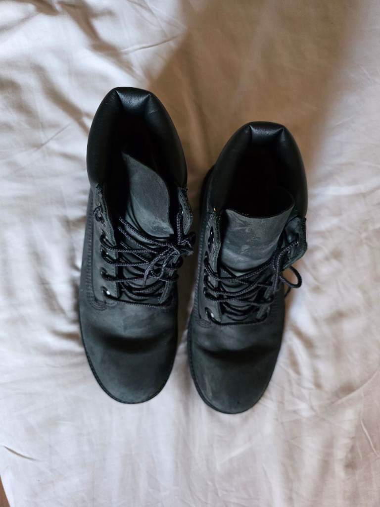 Black suede women's boots