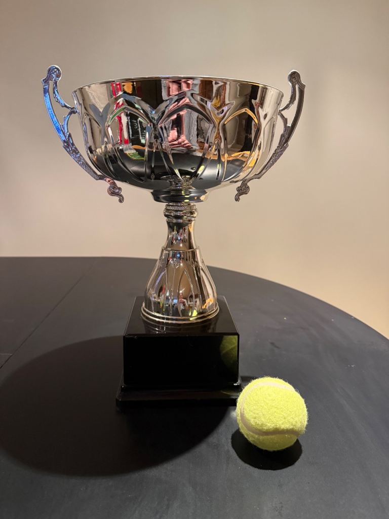 A Huge Silver Metal Bowl Trophy with no engraving