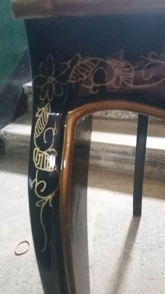 Chinese lacquered table