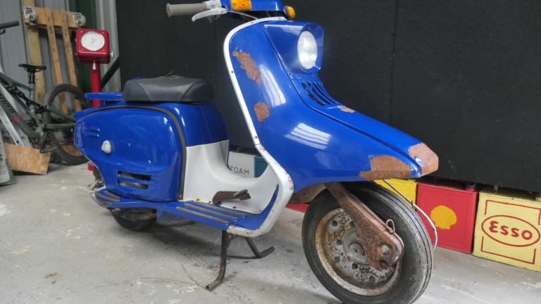 Fuji Rabbit 90cc Scooter, 13,212 klm, Complete and Running Restoration Project