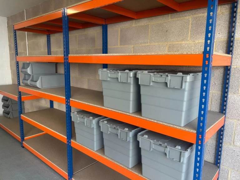 Boltless Heavy Duty 4-Tier Metal Shelving Unit