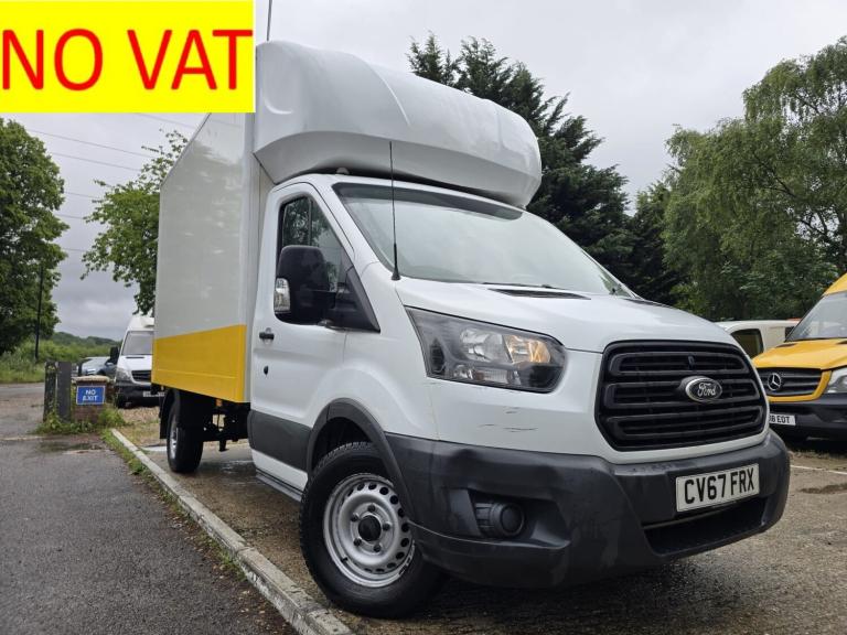 2017 Ford Transit  2.0 350 EcoBlue LUTON VAN TAIL LIFT (NO VAT) CHASSIS CAB Diesel Manual