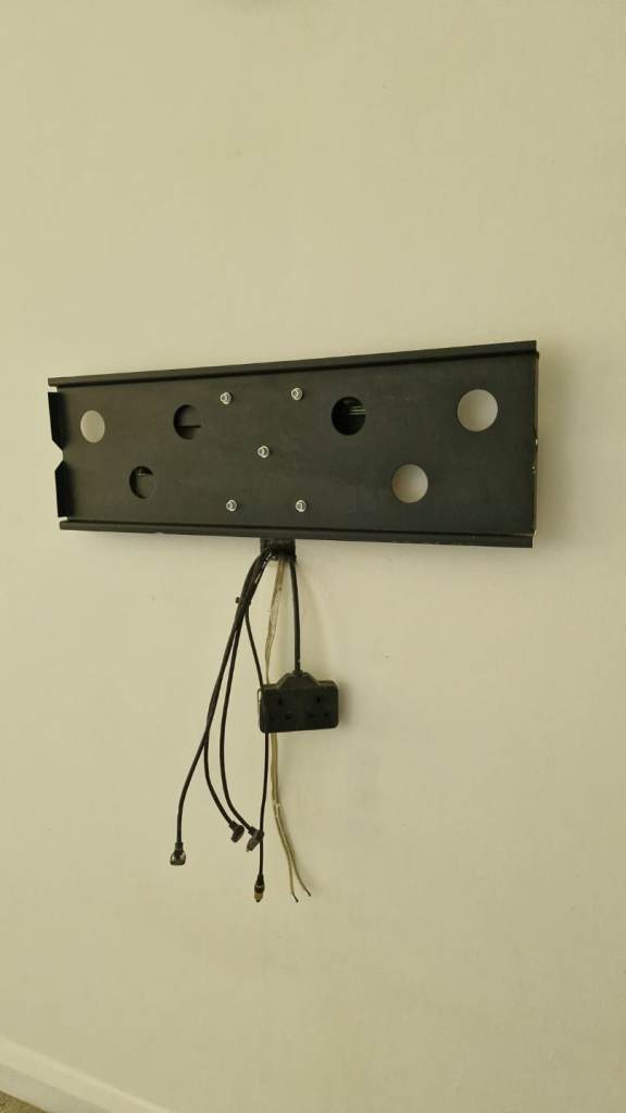 Wall Mounted TV Bracket – Black, Good Condition