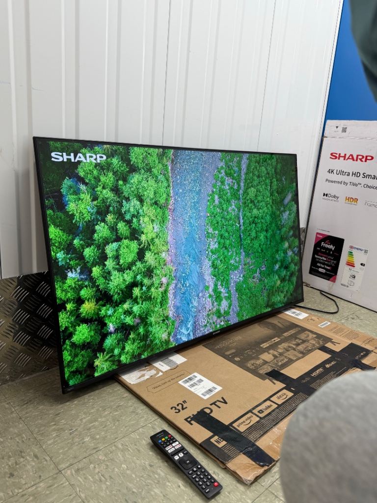 2025 50 inch Sharp 4K UHD Frameless Smart TV 4T-C50GK4245KB