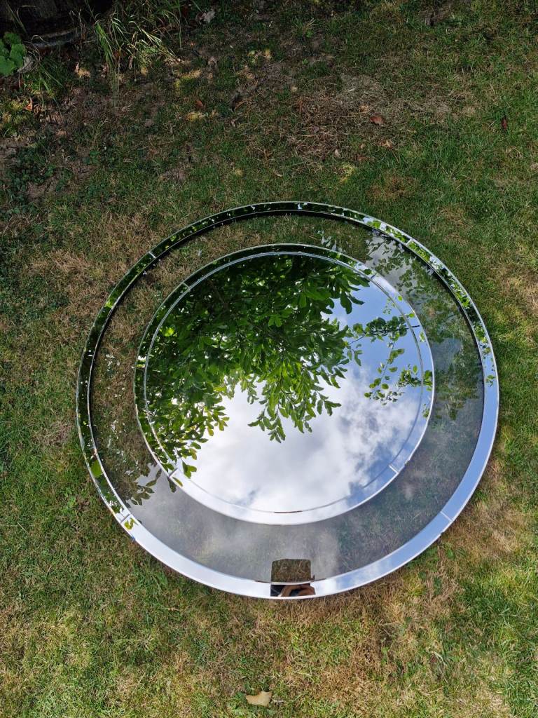 Laura Ashley circular mirror