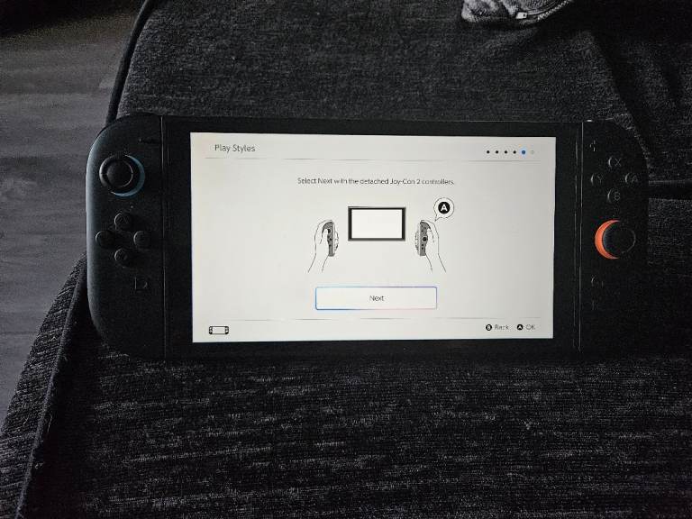 Black Handheld Gaming Console – Good Condition