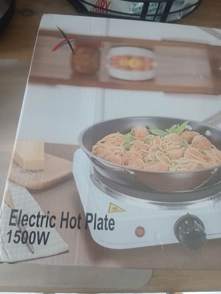 Electric Hot Plate 1500W – Brand New in Box